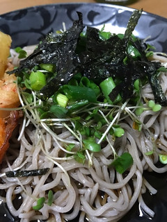 オリーブオイルと練り柚子胡椒で冷し蕎麦-レシピのメイン写真