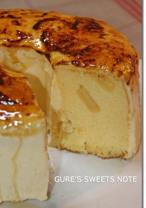 りんごとシブーストのシフォンケーキ-レシピのメイン写真