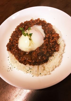 レンジで簡単、キーマカレー-レシピのメイン写真