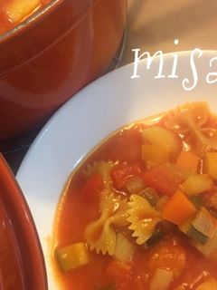 冷蔵庫の野菜整理に☆ミネストローネ☆-レシピのメイン写真
