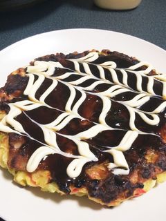 山芋でふっくらお好み焼き-レシピのメイン写真