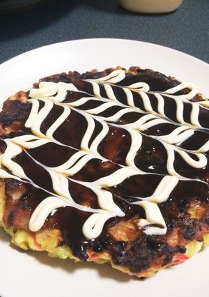 山芋でふっくらお好み焼き-レシピのメイン写真