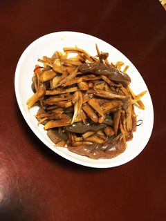 我が家のごぼうと蒟蒻のピリ辛炒め-レシピのメイン写真
