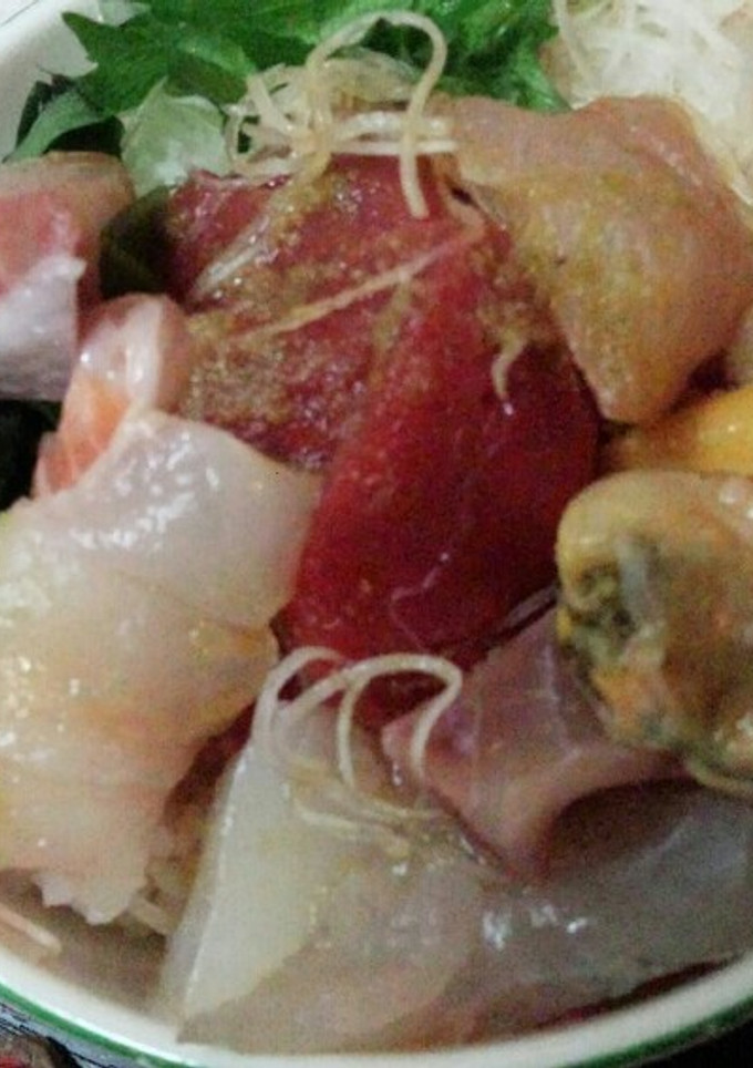 海鮮丼（血管ダイエット1085）-レシピのメイン写真
