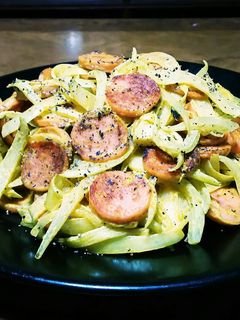 ☆簡単♪魚肉ソーセージのカレーマヨ炒め☆-レシピのメイン写真