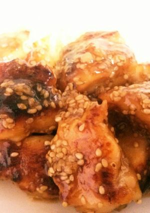ゴマたっぷり♪鶏胸肉の甘辛炒め-レシピのメイン写真