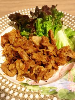 ♡豚バラ肉の定食生姜焼き♡-レシピのメイン写真