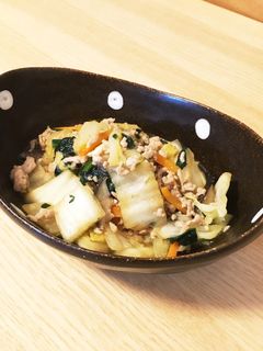 豚ひき肉と野菜のあんかけ-レシピのメイン写真