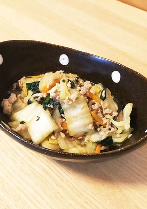 豚ひき肉と野菜のあんかけ-レシピのメイン写真
