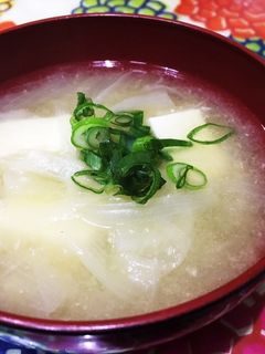 玉ねぎのお味噌汁!!-レシピのメイン写真