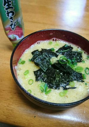 朝食に(^^)わさびのたまごかけごはん♪-レシピのメイン写真