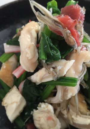 浅漬けの素！具だくさんほうれん草和え-レシピのメイン写真