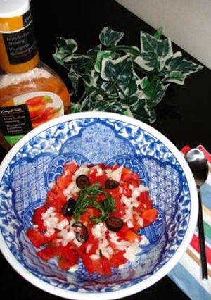 野菜不足を感じたら☆丼でトマトサラダ☆-レシピのメイン写真