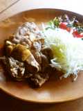 ご飯がススム♡豚肉のソテーカレー風味♪