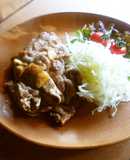 Sauteed pork with curry flavor goes great with rice!