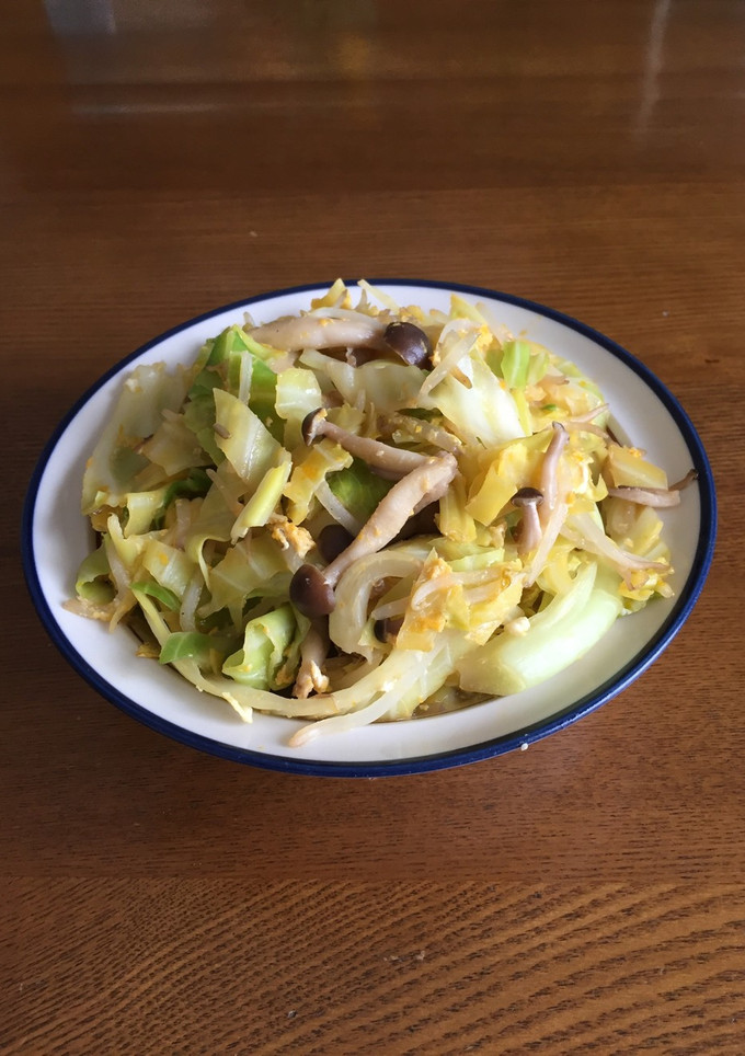 キャベツとしめじの蒸し煮-レシピのメイン写真