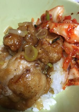 簡単手抜き☆鳥唐揚げ甘酢あんかけ-レシピのメイン写真