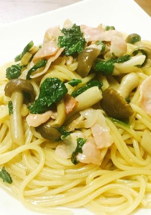 簡単！ベーコンときのこの和風パスタ-レシピのメイン写真