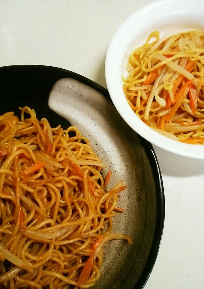 【取り分け】油不要のソース焼きそば-レシピのメイン写真