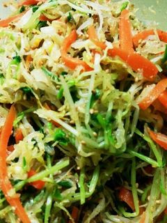 豆苗ともやしのシャキシャキ和え物-レシピのメイン写真