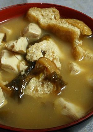 豆腐とワカメのお味噌-レシピのメイン写真