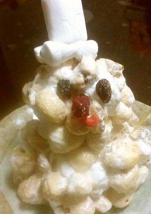 ジャイアントコーンとマシュマロの雪だるま-レシピのメイン写真