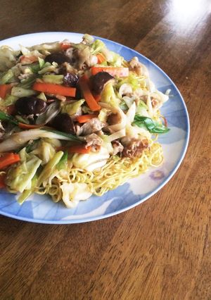 野菜たっぷり♪あんかけかたやきそば-レシピのメイン写真