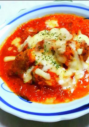 鶏モモ肉のチーズトマトソースかけ-レシピのメイン写真