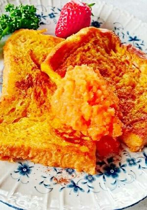 人参とリンゴのふわとろフレンチトースト-レシピのメイン写真