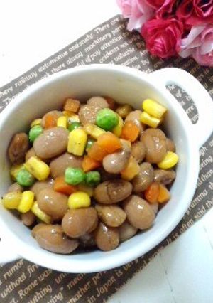 うずら豆とミックスベジのカラフルマリネ-レシピのメイン写真