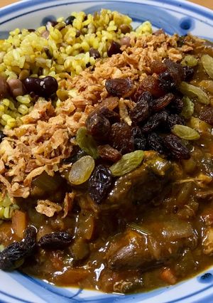男飯 生姜と山椒と果物で絶品カレーライス-レシピのメイン写真