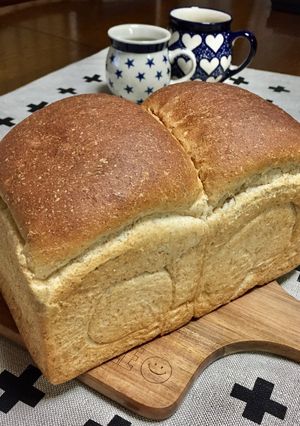 旨っ!全粒粉 山型食パン-レシピのメイン写真