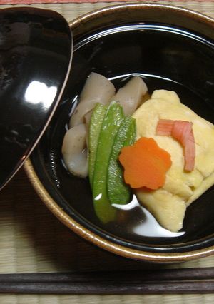 はんぺんで★薄焼き卵の包み煮-レシピのメイン写真