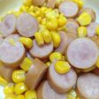 簡単材料2つ⁂ソーセージとコーン炒め