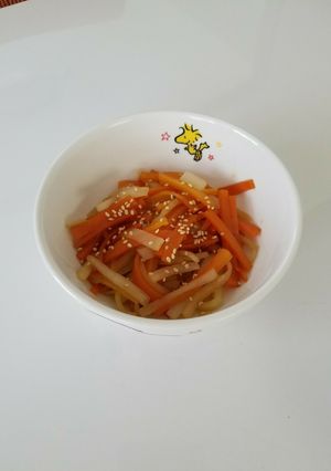 ナンプラーでキンピラ大根(๑´ڡ`๑)-レシピのメイン写真