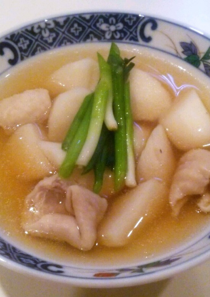 長芋と鶏皮のスープ-レシピのメイン写真