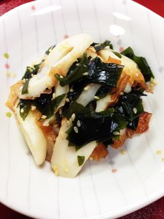ちくわとわかめの炒り煮-レシピのメイン写真