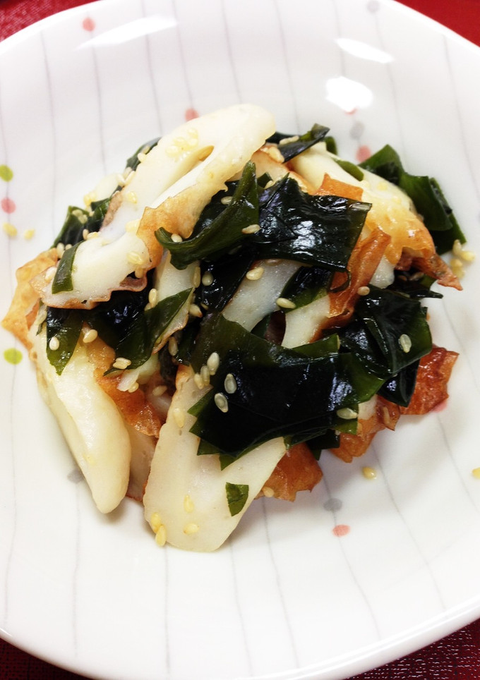 ちくわとわかめの炒り煮-レシピのメイン写真
