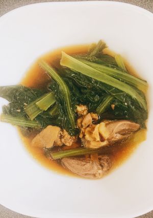 醤油味！簡単レバこま煮込み-レシピのメイン写真