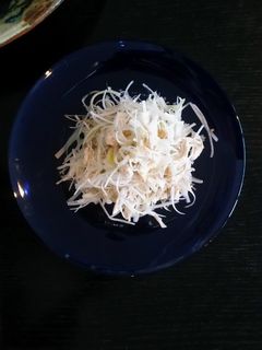 白髪ねぎとささみのザーサイ和え-レシピのメイン写真