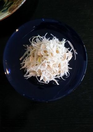 白髪ねぎとささみのザーサイ和え-レシピのメイン写真