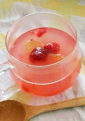 ＊ラズベリーのくず湯風＊-レシピのメイン写真