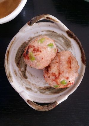 枝豆入り鶏肉のお団子-レシピのメイン写真