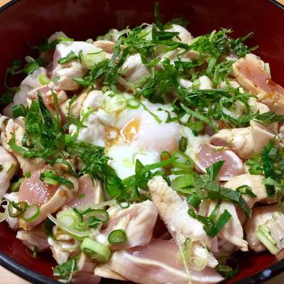 サッパリと鶏のササミ丼