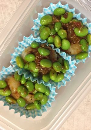 【常備菜】簡単★エビと枝豆ペペロンチーノ-レシピのメイン写真