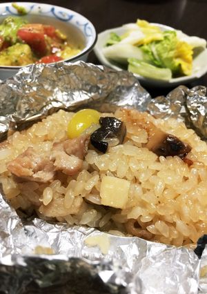 行楽☆パーティーにホイル蒸し中華チマキ♪-レシピのメイン写真