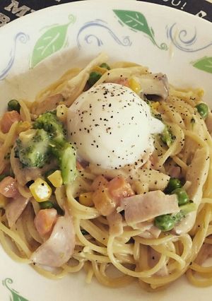 簡単！ カルボナーラ-レシピのメイン写真