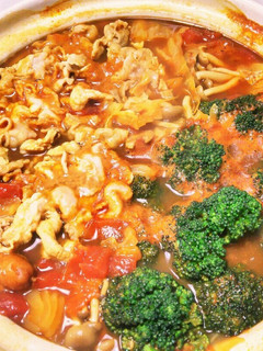 春キャベツのカレートマト鍋-レシピのメイン写真