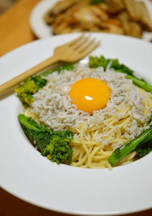 釜揚げしらすと菜の花の春パスタ-レシピのメイン写真