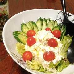 รูปของ 塩麹豆腐のサラダ☆オリーブオイルの香り